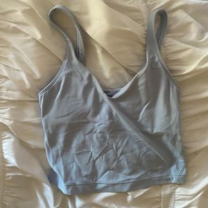 Light baby blue lulu align tank top